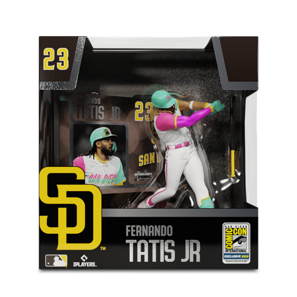 McFarlane Toys Unleashes SDCC 2025 Exclusive: Fernando Tatis Jr. “City Connect” Figure McFarlane Toys Unleashes SDCC 2025 Exclusive: Fernando Tatis Jr. “City Connect” Figure