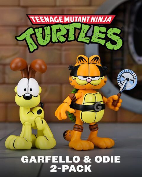 Garfield Joins the TMNT?! New Garfello & Odie