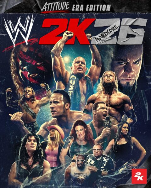 WWE 2K26 Attitude Era Edition and Monday Night War Edition Covers Revealed