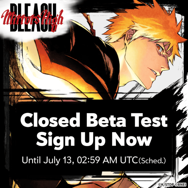 “BLEACH Mirrors High” Begins Closed Beta Test Applications, Unveils New Trailer and New Soul Reapers at Anime Expo 2026